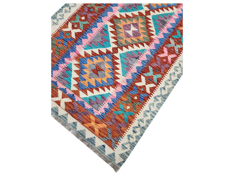 Stunning Afghan Handmade Choubi kilim 179 x 119 CM