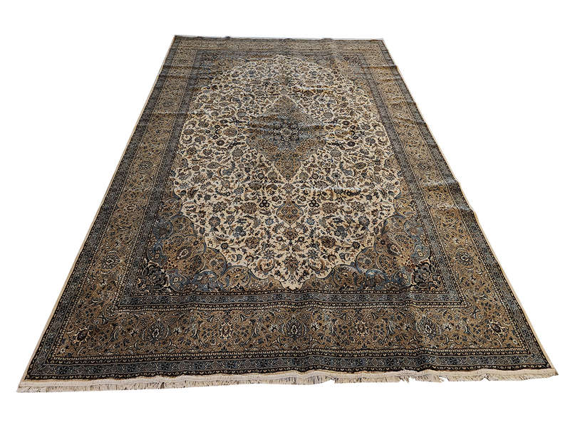 Fine Persian Kashan Machine Made Carpet - 400 x 300 CM