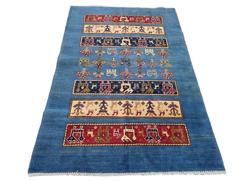 Beautiful Afghan Handmade Carpet 151 x 102 CM