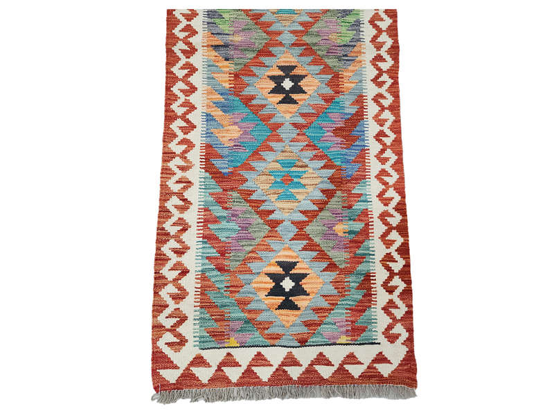 Stunning Afghan Choubi kilim Runner 199 x 72 CM