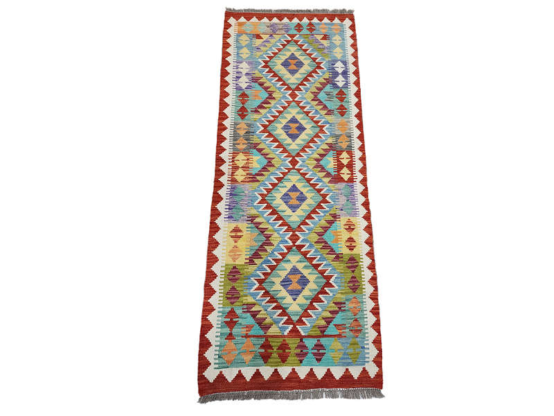 Stunning Afghan Choubi kilim Runner 195 x 76 CM