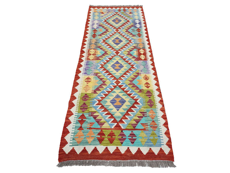 Stunning Afghan Choubi kilim Runner 195 x 76 CM