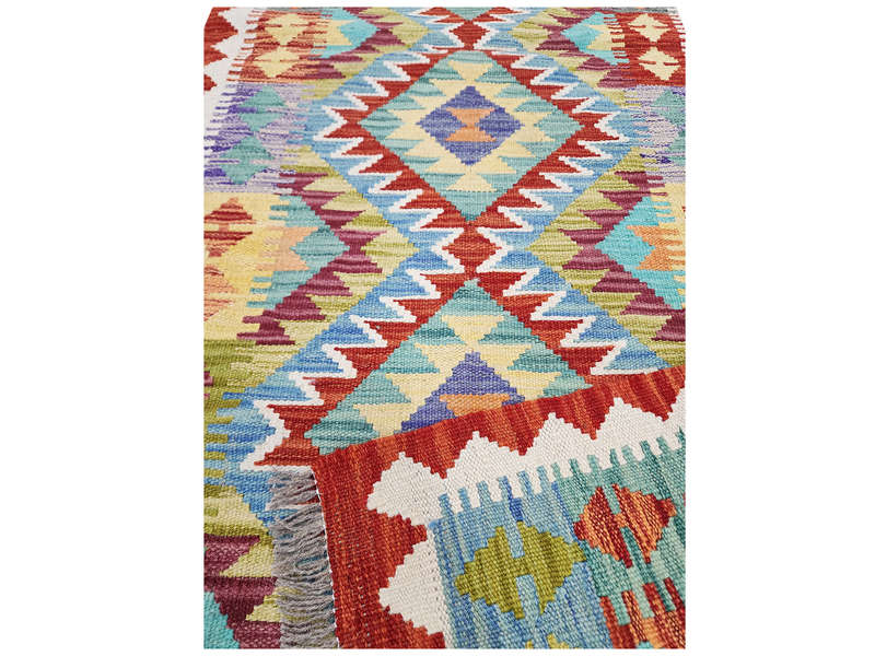 Stunning Afghan Choubi kilim Runner 195 x 76 CM