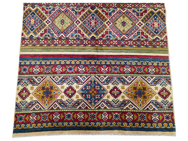 Gorgeous Afghan Handmade Carpet 182 x 125 CM