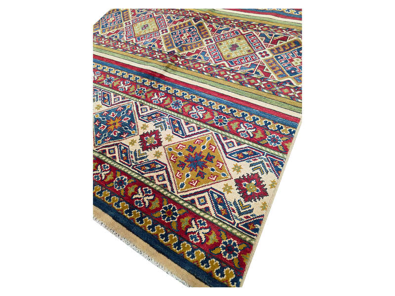 Gorgeous Afghan Handmade Carpet 182 x 125 CM
