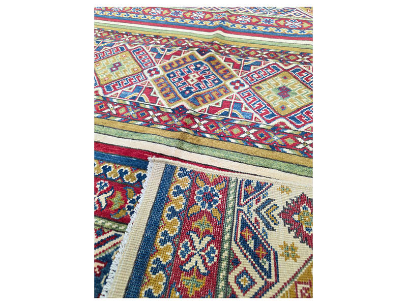 Gorgeous Afghan Handmade Carpet 182 x 125 CM