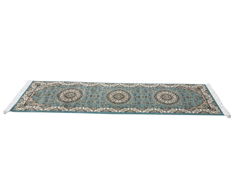 Blue-Turqoise Persian Style Passage Runner 300 x 80 CM