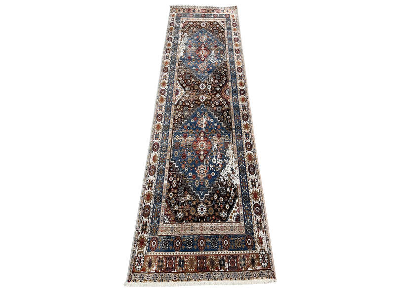Multicolor Vintage Style Passage Runner 300 x 80 CM