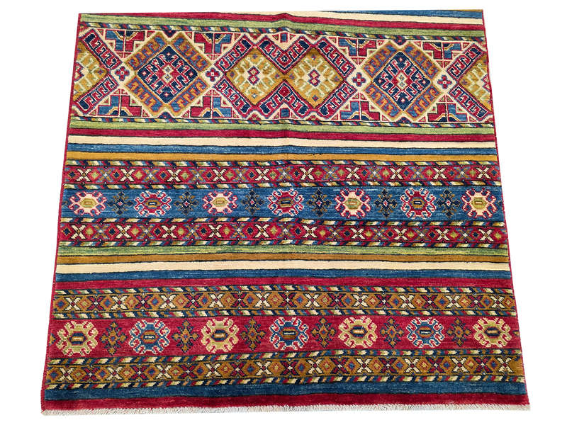 Incredible Afghan Handmade Carpet 176 x 116 CM