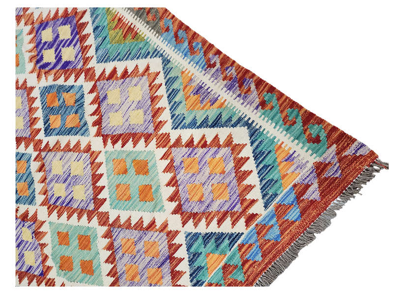 Beautiful Afghan Handwoven kilim 200 x 157 CM