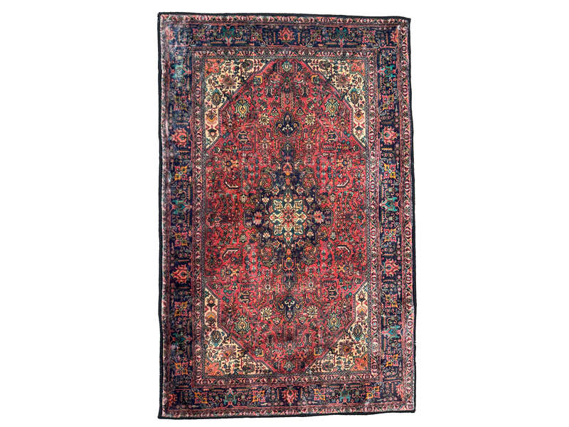 Small Persian Style Velvet Machine Made Carpet - 80 x 50 CM