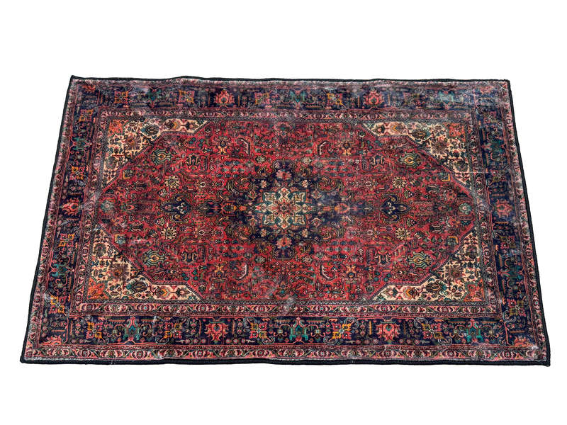 Small Persian Style Velvet Machine Made Carpet - 80 x 50 CM