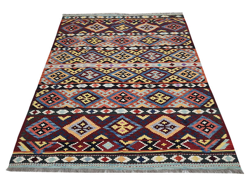 Gorgeous Afghan Handwoven Choubi Kilim 239 x 184 CM
