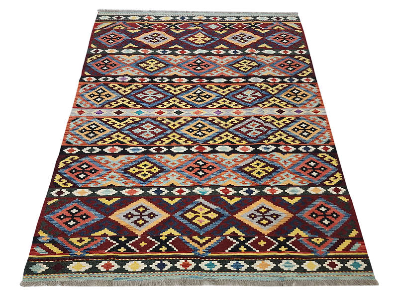 Gorgeous Afghan Handwoven Choubi Kilim 239 x 184 CM