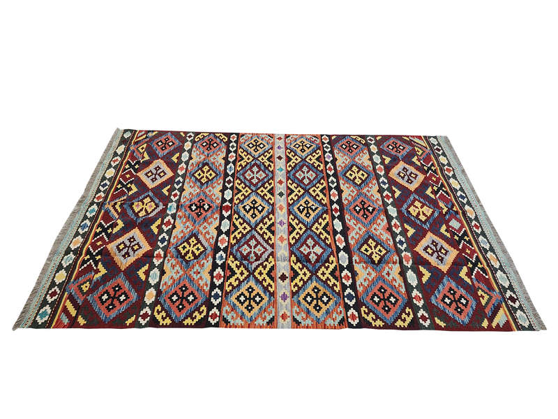 Gorgeous Afghan Handwoven Choubi Kilim 239 x 184 CM