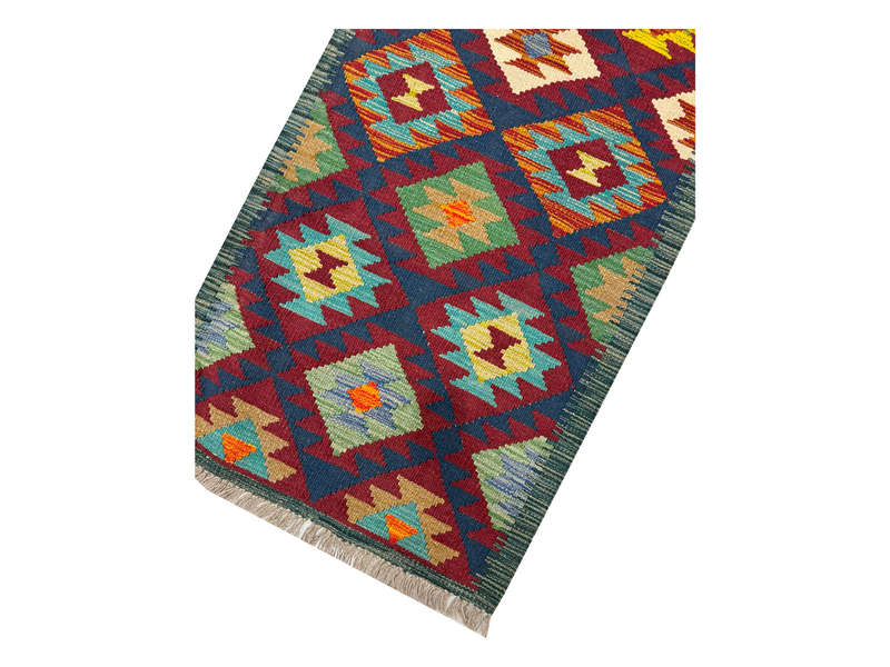 Gorgeous Afghan Handmade Kilim Runner -191 x 72 CM