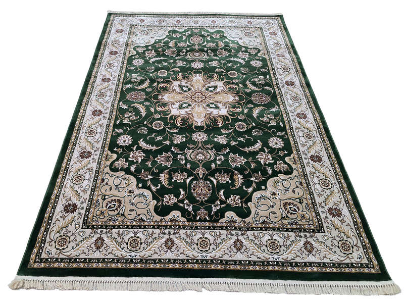 Stunning Persian Style Machine Made Green Carpet - 290 x 200 CM