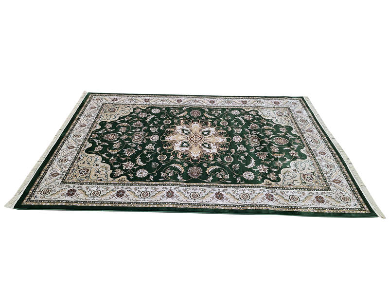 Stunning Persian Style Machine Made Green Carpet - 290 x 200 CM