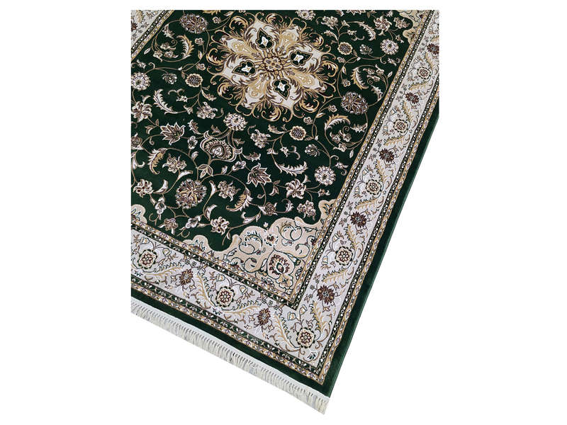 Stunning Persian Style Machine Made Green Carpet - 290 x 200 CM