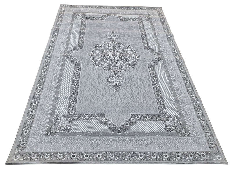 Grey Classic Style Machine Made Carpet - 230 x 160 CM