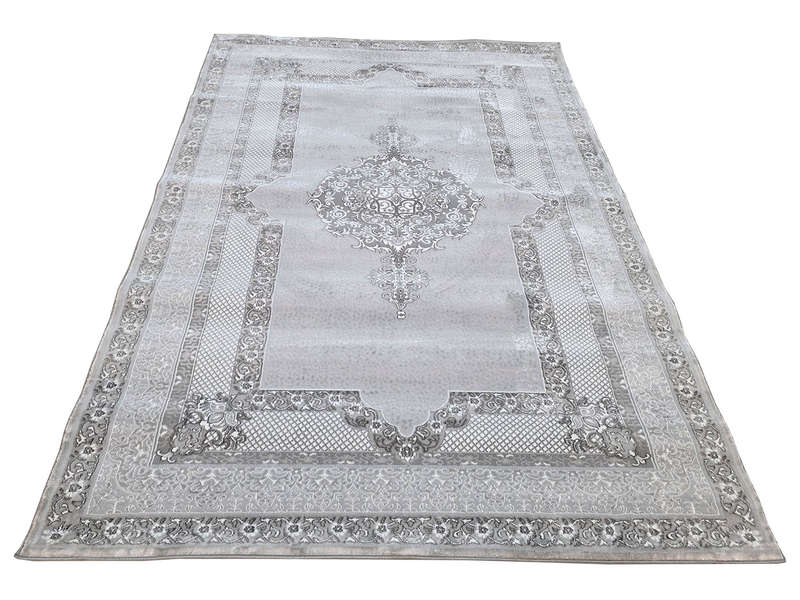 Grey Classic Style Machine Made Carpet - 230 x 160 CM