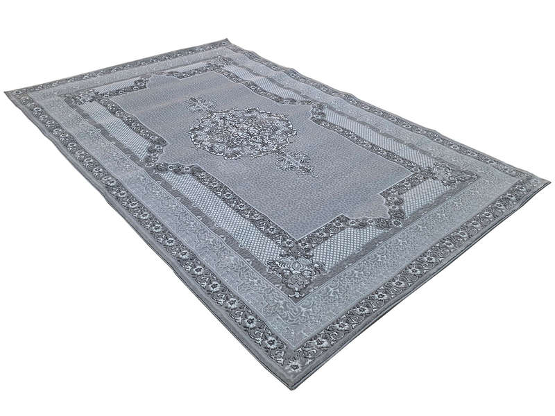 Grey Classic Style Machine Made Carpet - 230 x 160 CM