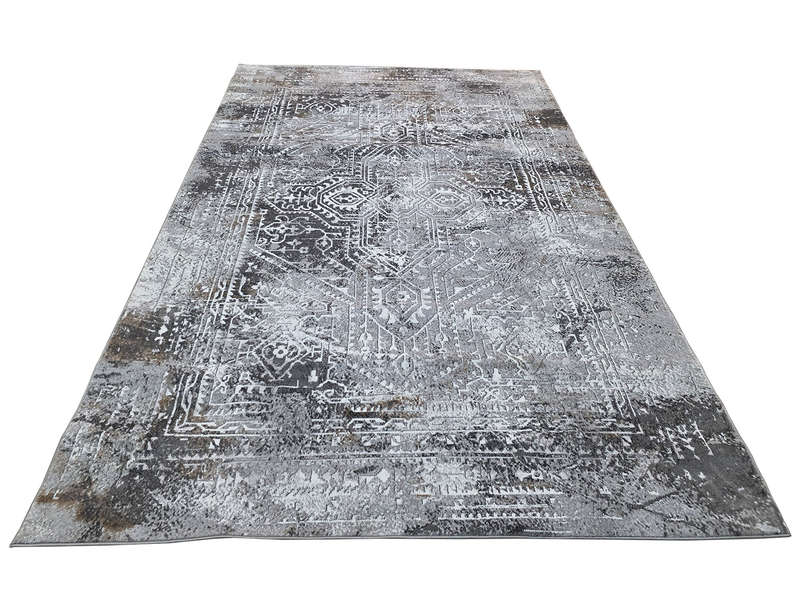 Grey Vintage Style Machine Made Carpet - 290 x 200 CM