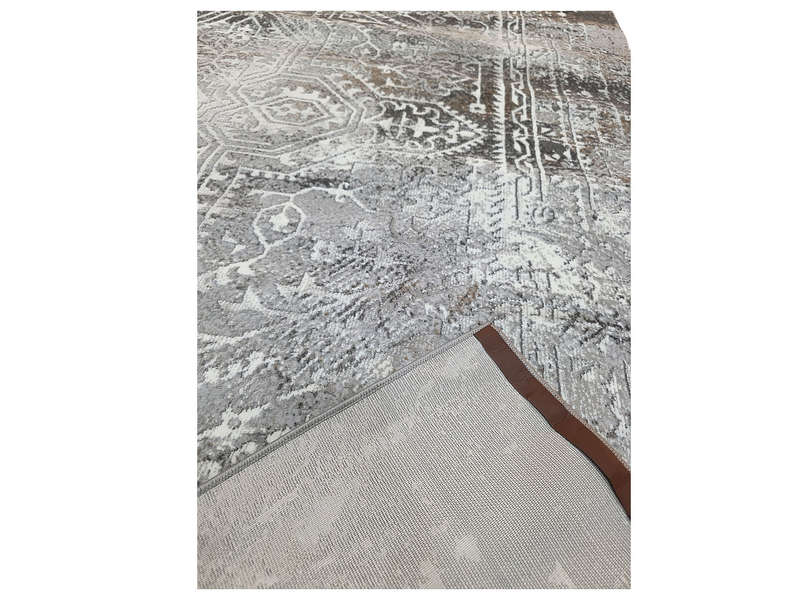 Grey Vintage Style Machine Made Carpet - 290 x 200 CM