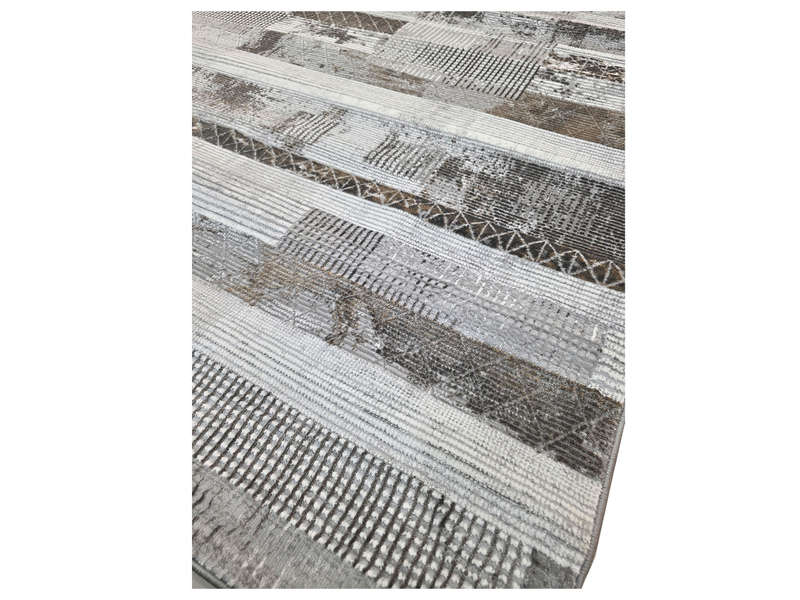 Grey Vintage Style Machine Made Carpet - 230 x 160 CM