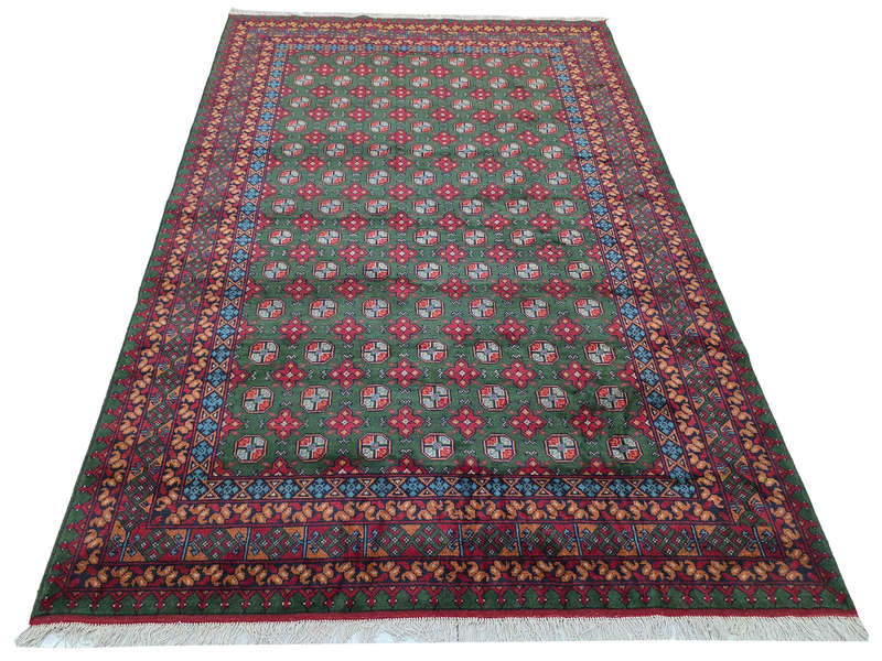 Afghan Handmade Bukhara Carpet - 296 x 200 CM