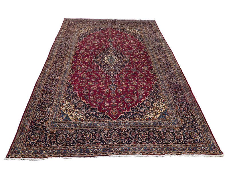 Second Hand Persian Kashan Carpet 410 x 303 CM