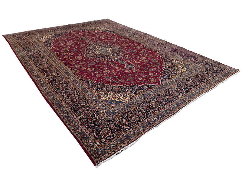 Second Hand Persian Kashan Carpet 410 x 303 CM