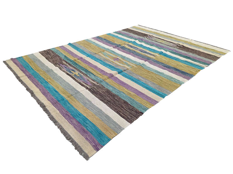 Multicolour Afghan Choubi Kilim 296 x 207 CM