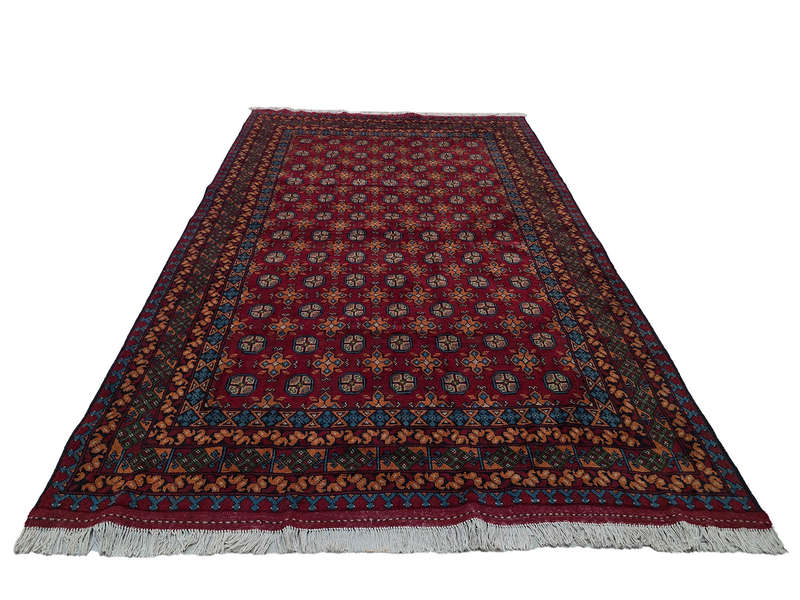 Stunning Afghan Bukhara Handmade Carpet - 304 x 204 CM