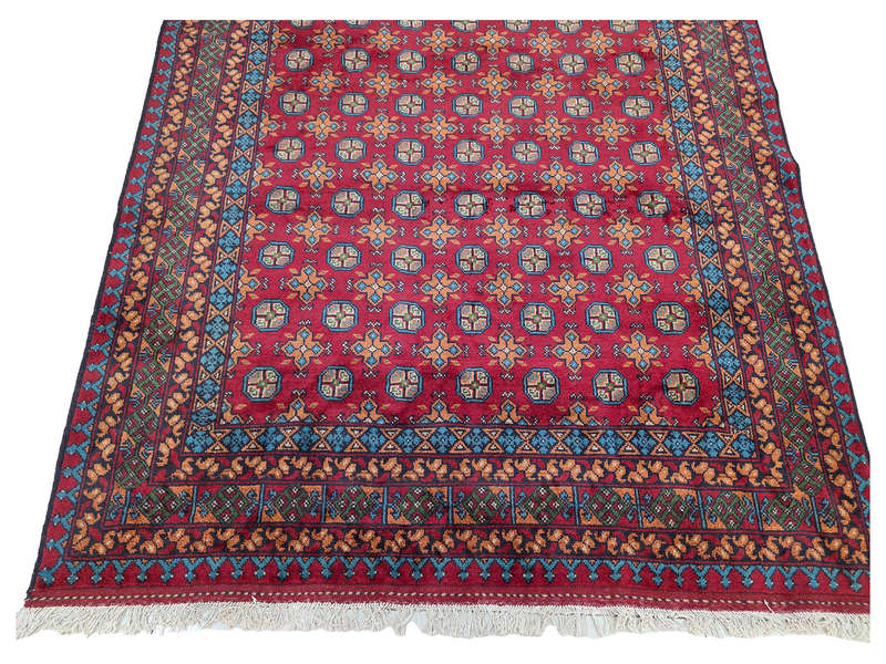 Stunning Afghan Bukhara Handmade Carpet - 304 x 204 CM