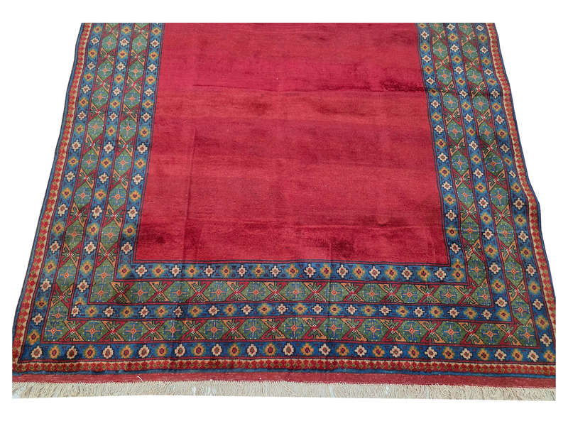 Incredible Afghan Kunduz Handmade Red Carpet - 302 x 199 CM