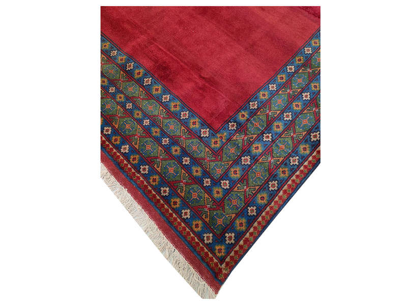 Incredible Afghan Kunduz Handmade Red Carpet - 302 x 199 CM