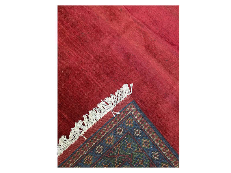 Incredible Afghan Kunduz Handmade Red Carpet - 302 x 199 CM