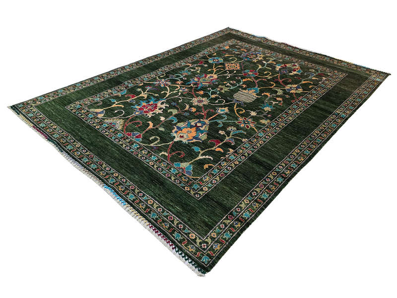 Top Quality Green Persian Handmade Carpet 295 x 200 CM
