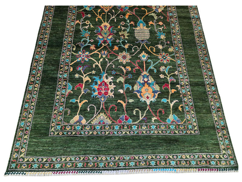 Top Quality Green Persian Handmade Carpet 295 x 200 CM