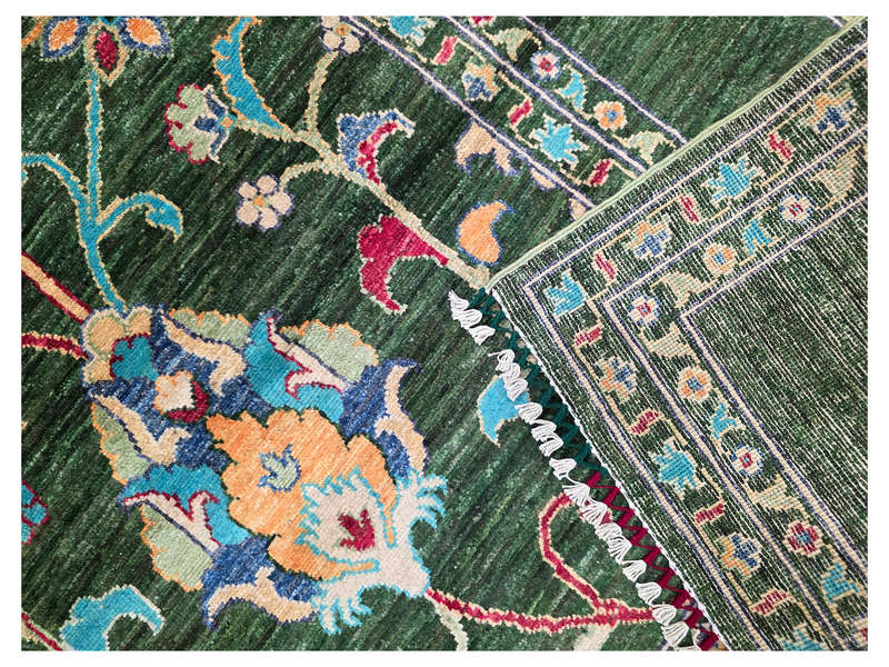 Top Quality Green Persian Handmade Carpet 295 x 200 CM