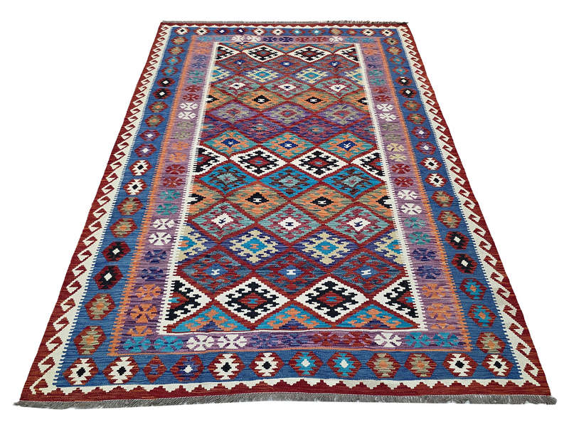 Fine Afghan Hand-Woven Kilim 307 x 203 CM