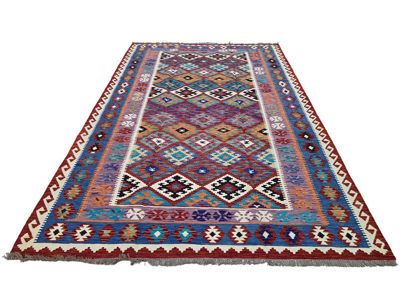 Fine Afghan Hand-Woven Kilim 307 x 203 CM