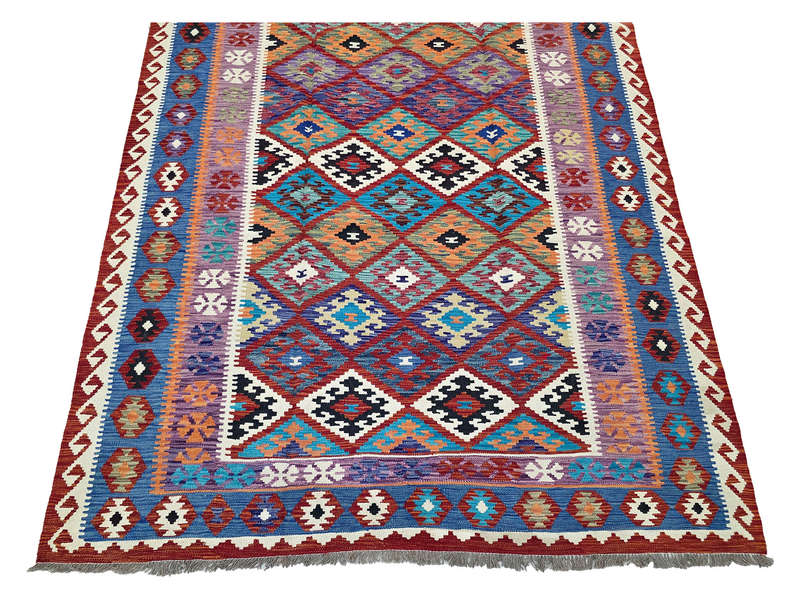 Fine Afghan Hand-Woven Kilim 307 x 203 CM