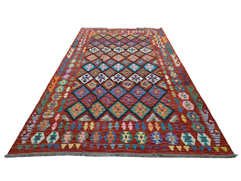 Incredible Afghan Choubi Kilim 308 x 201 CM