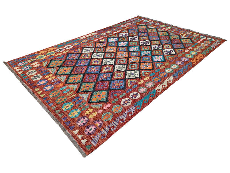 Incredible Afghan Choubi Kilim 308 x 201 CM