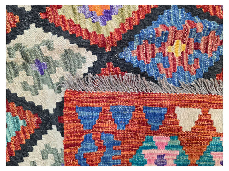 Incredible Afghan Choubi Kilim 308 x 201 CM