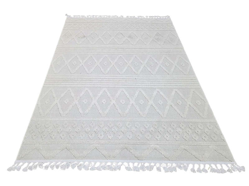 Cream Color Jute Machine Made Carpet - 290 x 200 CM