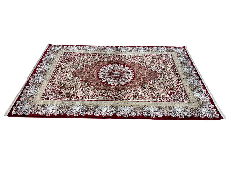 Beautiful Red Machine Made Isfahan Carpet - 230 x 160 CM