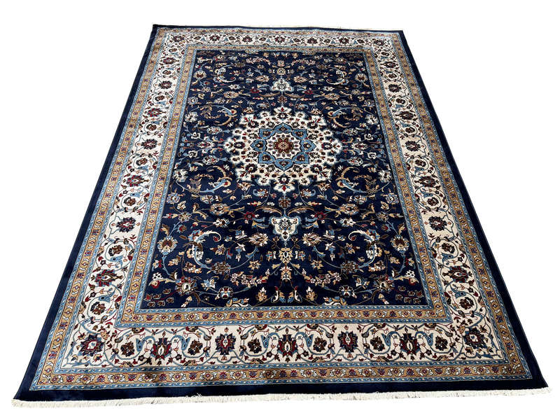 Navy Persian Design Machine Made Carpet - 290 x 200 CM